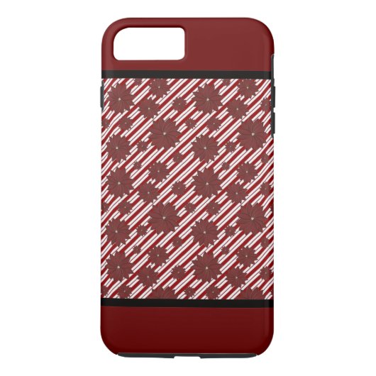 Poinsettia KerstiPhone Case (Achterkant)
