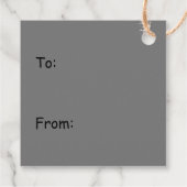 Poinsettia-kerstLabel Bedankjes Labels (Achterkant)