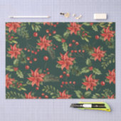 Poinsettia Kerstmis Bloemen Botanisch Tissuepapier (Craft)