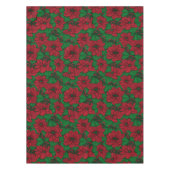 Poinsettia, kerstpatroon tafelkleed (Voorkant)