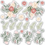 Poinsettia Kerstvakantie Contour Vinyl Sticker<br><div class="desc">___________________________ ***Dit ontwerp maakt deel uit van een kerstvakantie collectie*** Stap in een wereld van tijdloze vakantie charme met mijn "Feestelijke Flora: Christmas Splendor Poinsettia Delight" collectie. 🌸🎄 Omhels de magie van het seizoen met een boeiende mix van bloemblaadjes, weelderige groene dennenbladeren, sierlijke rode bessen en de betoverende tinten van...</div>