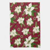 Poinsettia keukenhanddoeken (Verticaal)