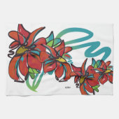 Poinsettia Kitchen Towel Theedoek (Horizontaal)