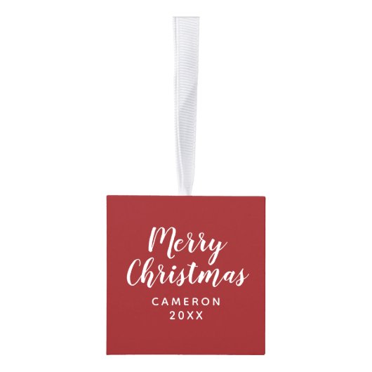 Poinsettia Knit Pattern Decoratie (Rechts)