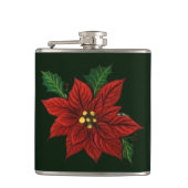Poinsettia-kolf Heupfles (Voorkant)
