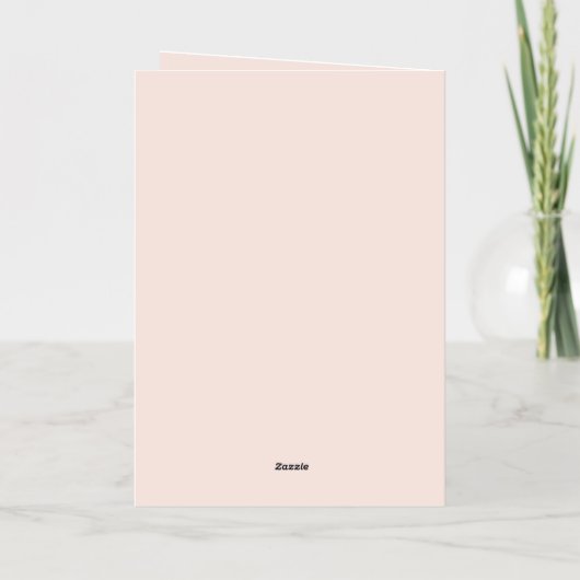 Poinsettia koopt en banners op maat folie wenskaart (Achterkant)