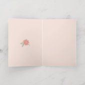 Poinsettia koopt en banners op maat folie wenskaart (Binnenlaag)