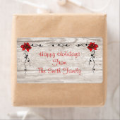 Poinsettia-label Etiket (Insitu)