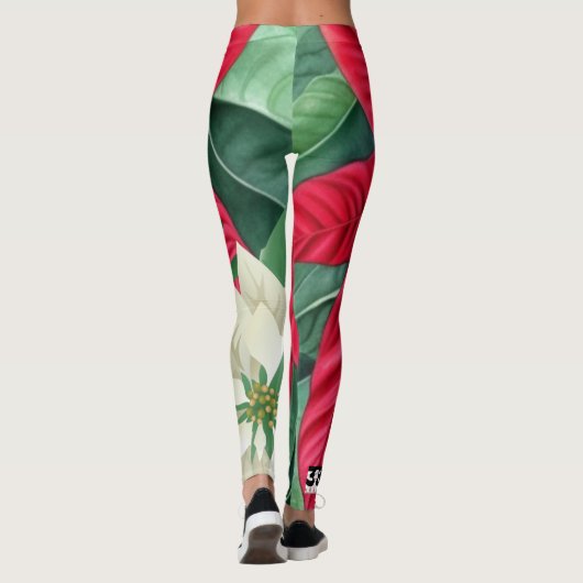 Poinsettia Leggings (Achterkant)
