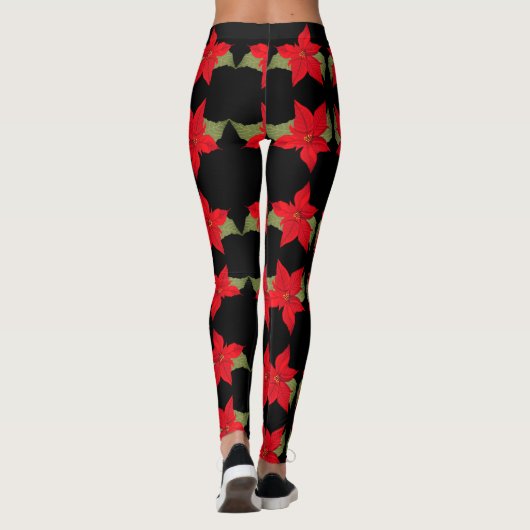 Poinsettia Leggings (Achterkant)