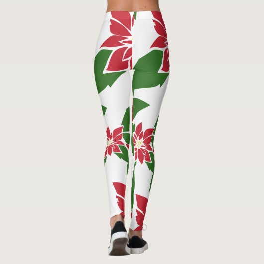 Poinsettia Leggings (Achterkant)