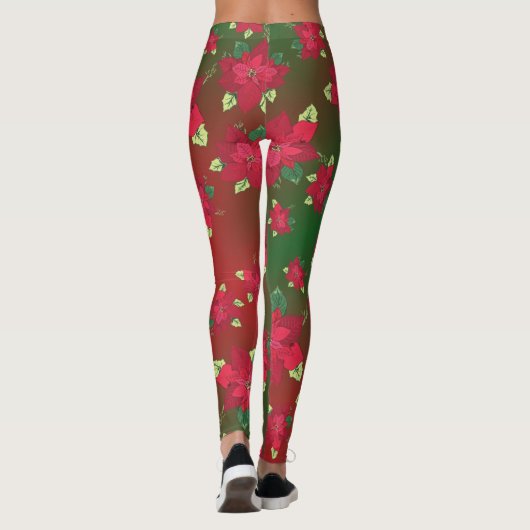 Poinsettia Leggings (Achterkant)
