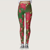 Poinsettia Leggings (Voorkant)
