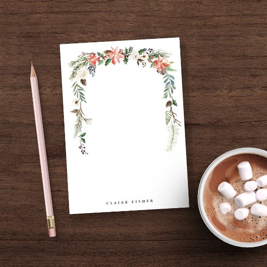 Poinsettia Lijst - Gepersonaliseerd kerstfeest Post-it® Notes