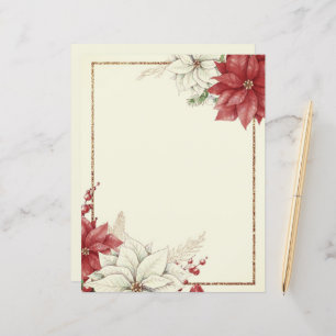  poinsettia lijst Kerst