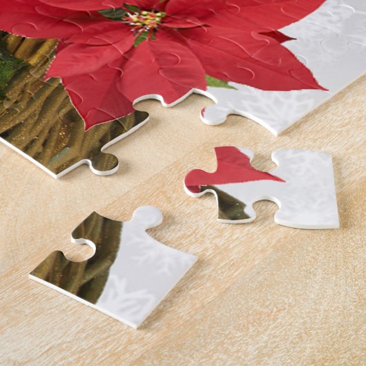Poinsettia mand legpuzzel (Zijkant)