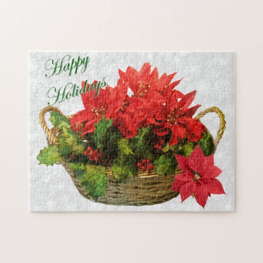 Poinsettia mand legpuzzel (Horizontaal)