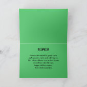 Poinsettia Merry Kerstmis Kaart (Binnen)