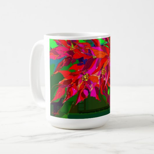 Poinsettia-Mok Koffiemok (Voorkant links)