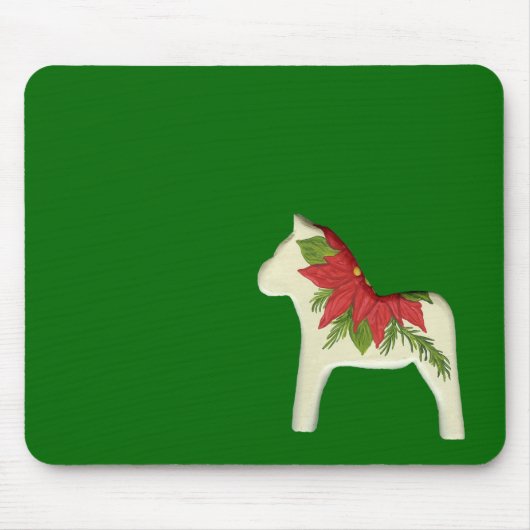 Poinsettia mousepad muismat (Voorkant)