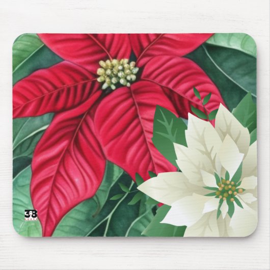 Poinsettia Muismat (Voorkant)