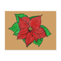 Poinsettia No. 1 Briefkaart.