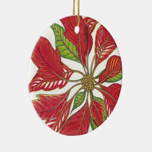 Poinsettia Ornament (Rechts)