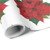 Poinsettia-pakpapier Cadeaupapier (Rol Hoek)