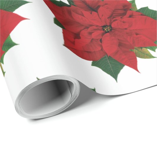 Poinsettia-pakpapier Cadeaupapier (Rol Hoek)