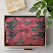 Poinsettia Papier Serie Design 3 (Geschenk)
