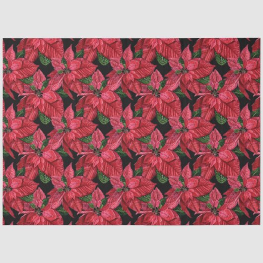 Poinsettia Papier Serie Design 3 (Voorkant)