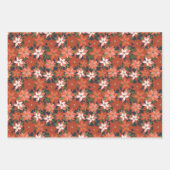 Poinsettia papierverzameling van 3 vellen (Voorkant 2)