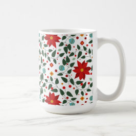 Poinsettia Paradise Coffee Mok Cheer