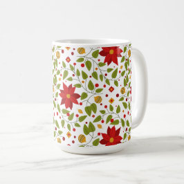 Poinsettia Paradise Koffie mok licht
