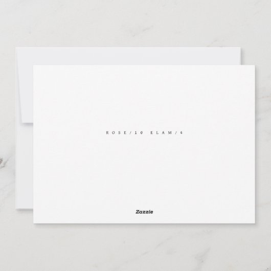 Poinsettia Petals Lijst 2 Foto Kerst Kaart (Achterkant)