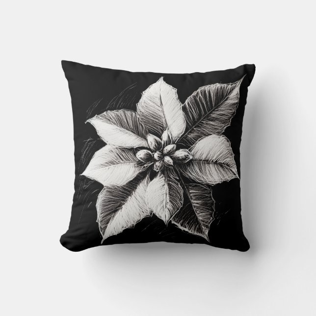 Poinsettia Pillow Kussen (Voorkant)