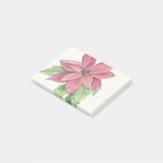 poinsettia post-it® notes (Schuin)