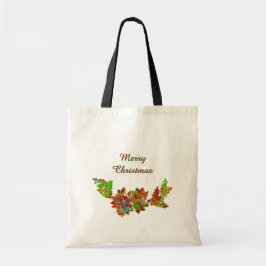 Poinsettia Prettig Kerstcadeau Tote Bag