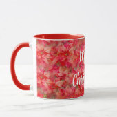 Poinsettia Rode Bloemen Mok Beker (Links)