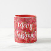 Poinsettia Rode Bloemen Mok Beker (Midden)