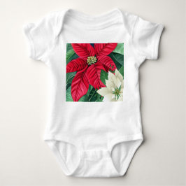 Poinsettia Romper