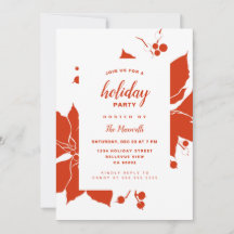 Poinsettia Rood Grafisch Feest