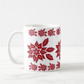 Poinsettia (rood) koffiemok (Links)