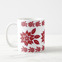 Poinsettia (rood) koffiemok