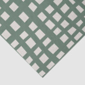 Poinsettia Sage Green Ivory Christmas gift Tissuepapier (Detail)