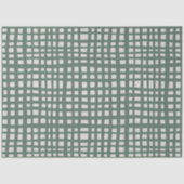 Poinsettia Sage Green Ivory Christmas gift Tissuepapier (Voorkant)