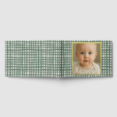 Poinsettia Sage Green Merry Christmas Photo real Gastenboek (Volledig)