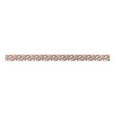 Poinsettia Satijnen Lint (Voorkant)