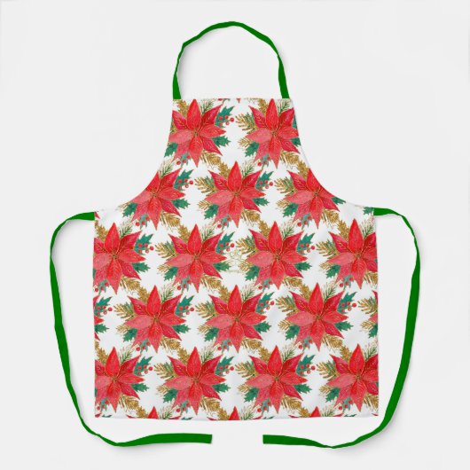 Poinsettia Schort (Voorkant)