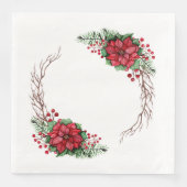 Poinsettia Servet (Voorkant)